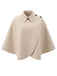 Manteau cape asymétrique à boutons sur l’épaule Années 1970 - 5
