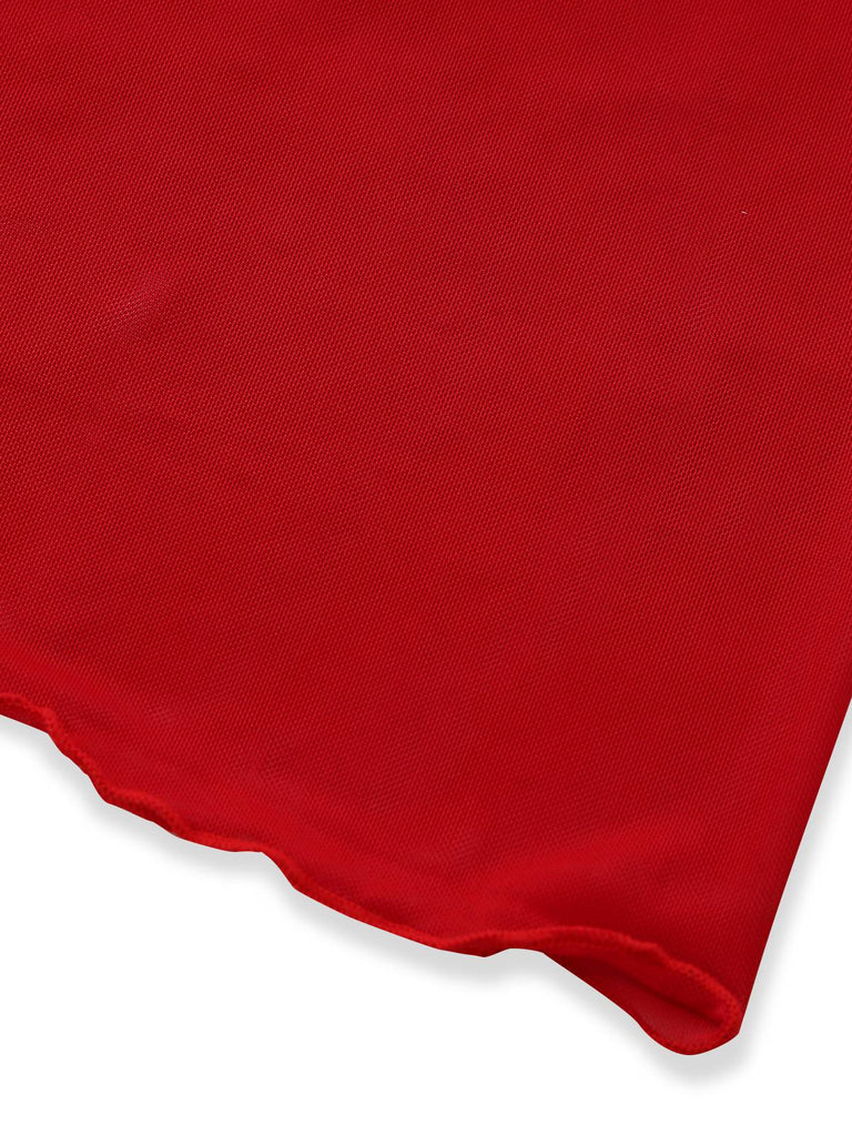 Close-up of red fabric with a white background