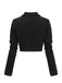 [Prévente] Veste courte en maille texturée noire