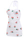 Maillot de Bain Une Pièce cerise été rétro