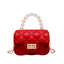 Sac à Main Carré avec Perles