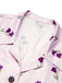 Robe Chemise Violette Florale Boutonnée Années 1940