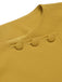Manteau court jaune à boutons unis des années 1950
