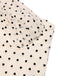 Combinaison dos nu beige et noire à pois coeur des années 1950
