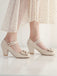 Chaussures à Talons Hauts avec Double Sangles