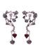 Boucles d'Oreilles Halloween Rose & Coeur