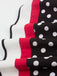 Robe Rockabilly Swing Vintage Année 50 Pois Ceinturée Cocktail