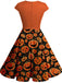 [Grande Taille] Robe de Costume Années 50 Déguisement Halloween