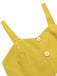 Combishort Jaune à Bretelle