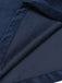 Manteau Long Velours Bleu Marine Années 1950