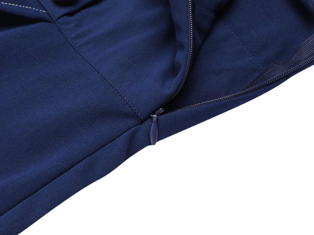 Combishort Marin Boutons Perlés Bleu Marine Années 1950
