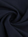 Robe trapèze bleu marine à lacets et revers des années 1950 Cocktail Chic