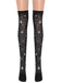 Chaussettes hautes noires d'Halloween des années 1950