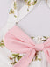 Robe Balançoire Année 50 Florale Rose à Licou