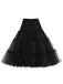 2PCS Robe Rockabilly Swing Vintage Année 50 Pois & Jupon Noir