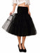 Jupon Vintage à Grande Taille Années 50 en Tulle Rétro Chic