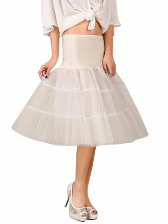 Jupon Vintage à Grande Taille Années 50 en Tulle Rétro Chic