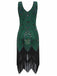 Robe Cocktail Vintage Année 20 Gatsby à Franges à Paillettes Soirée Chic